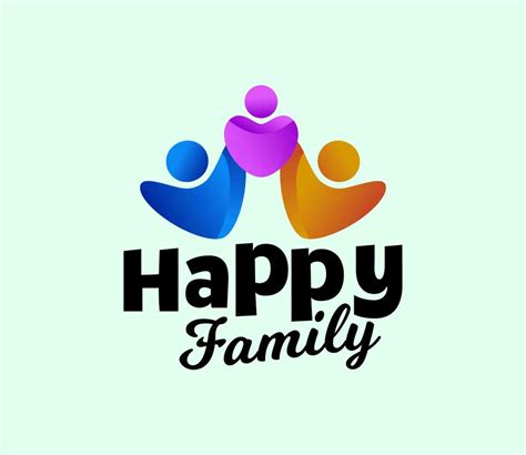 Happy Family Logo Vector Art, Icons, and Graphics for Free Download