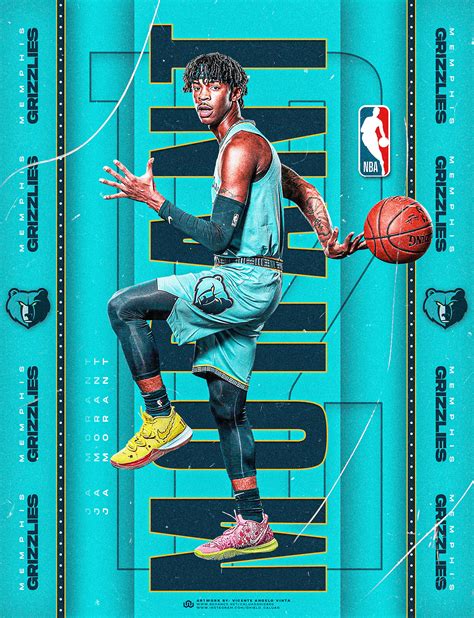 Nba Art Ja Morant Memphis Grizzlies Behance