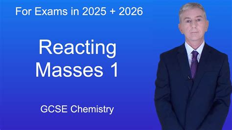 GCSE Chemistry Revision Reacting Masses 1 YouTube