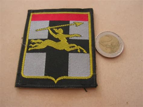 Insigne Tissu Patch Militaire Eme Division Blindee C Eur