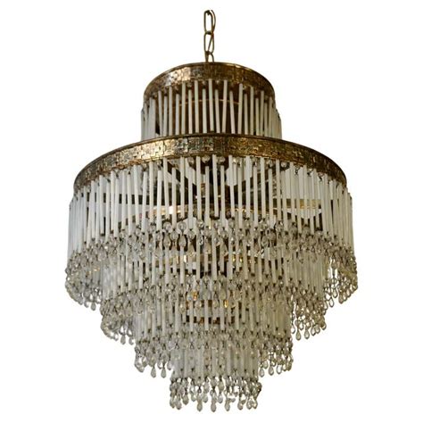 Gilded Italian Hollywood Regency Chandelier At 1stdibs