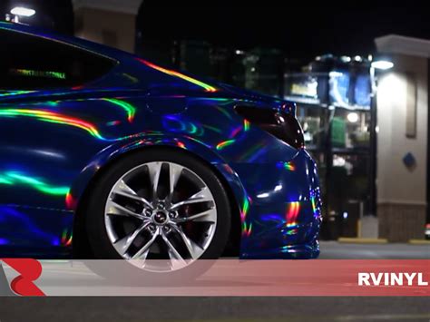 Rwraps™ Blue Holographic Wrap Neochrome Vinyl Film