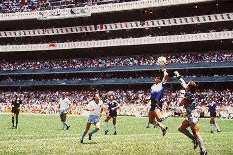 The day when Diego Maradona scored the 'Hand of God' and 'Goal of the ...