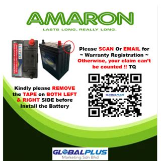 Amaron Ns Zl Mf Battery B L For Myvi Battery Alza Battery Bateri