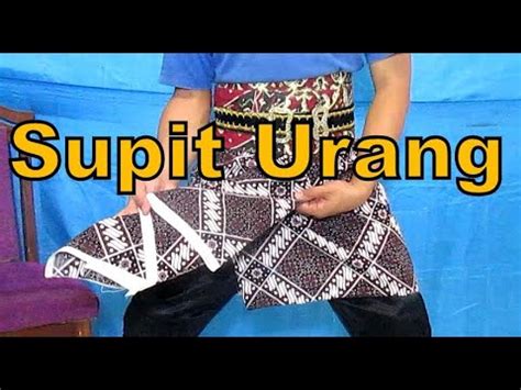 Tutorial Cara Memakai Jarik SUPIT URANG How To Wear Javanese