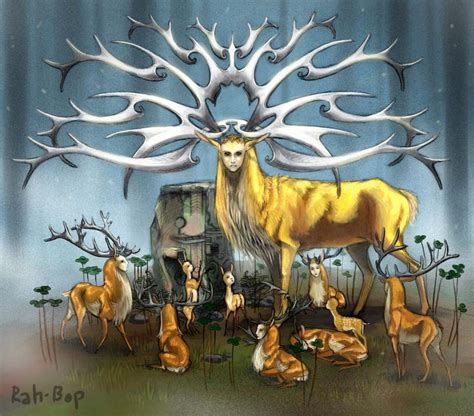 Deer God by rah-bop on DeviantArt