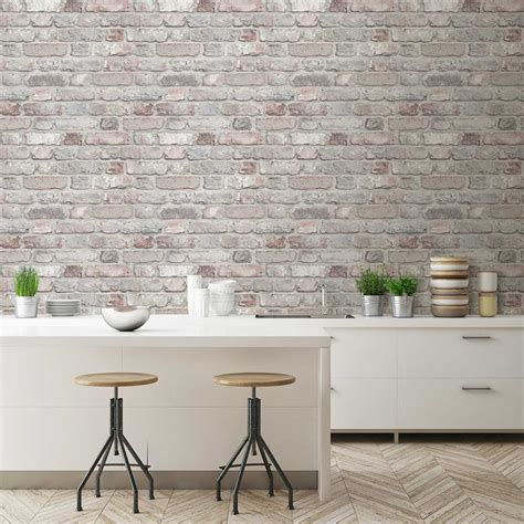 Rustic Brick by Albany - Neutral - Wallpaper : Wallpaper Direct