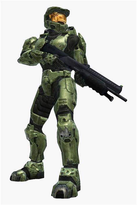 Transparent Halo Masterchief - Master Chief Halo 2 Model, HD Png ...