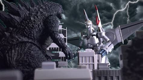 Godzilla Vs Mechagodzilla Stop Motion Gojiverse Episode 1 Youtube