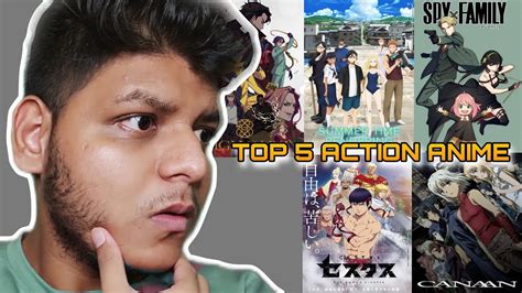 Top 5 Action Anime Best Action Anime Anime Review Hindi Youtube