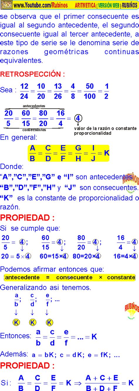 Serie De Razones Equivalentes Ejercicios Resueltos Pdf