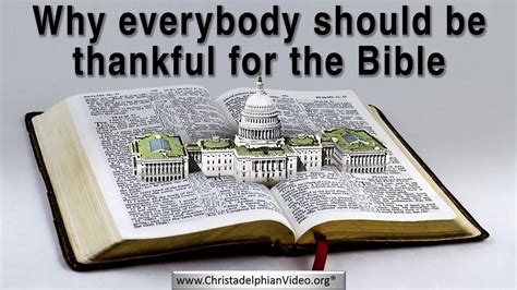 Why Everybody Should Be Thankful For The Bible YouTube