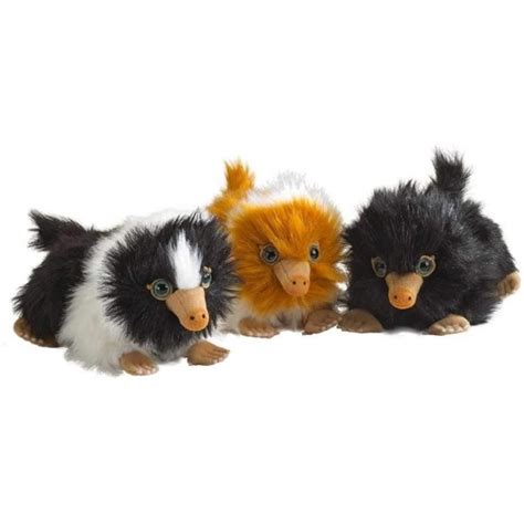 Peluche B B Niffleur Roux Et Blanc Les Animaux Fantastiques