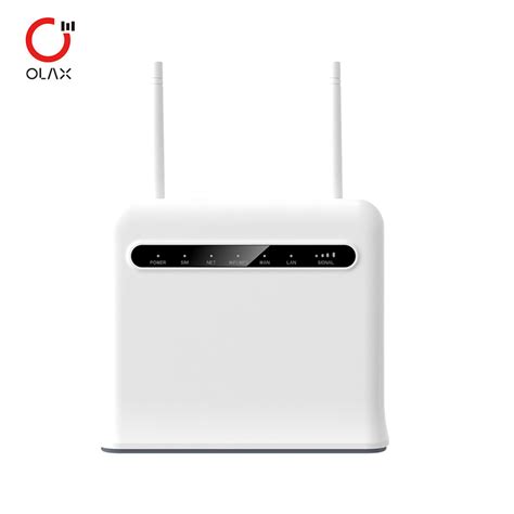 OLAX CAT6 Wifi 6 Wireless Bypass 300mbps 4000mAh Battery 4G CPE Modem