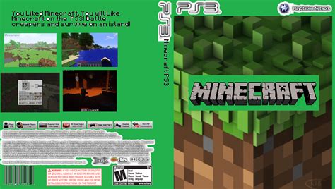 Minecraft PlayStation 3 Box Art Cover by SatunGames