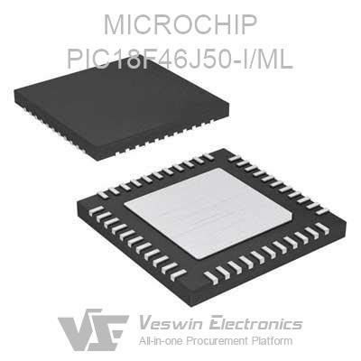 PIC18F46J50 I ML MICROCHIP Processors Microcontrollers Veswin