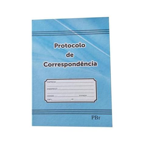 Livro protocolo de correspondência 100 fls 1 4 PAG BRASIL Protocolo