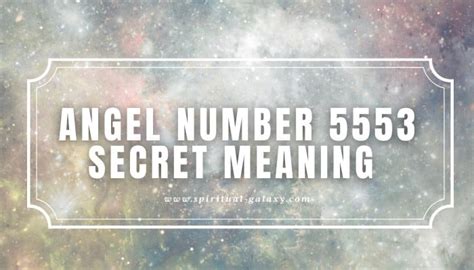 Angel Number 5553 Secret Meaning: Living a Reformed Life - Spiritual ...