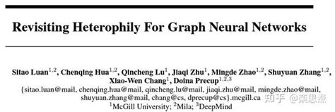 Neurips 2022 重新思考图神经网络为何会在异配图上有严重的性能下降revisiting Heterophily For