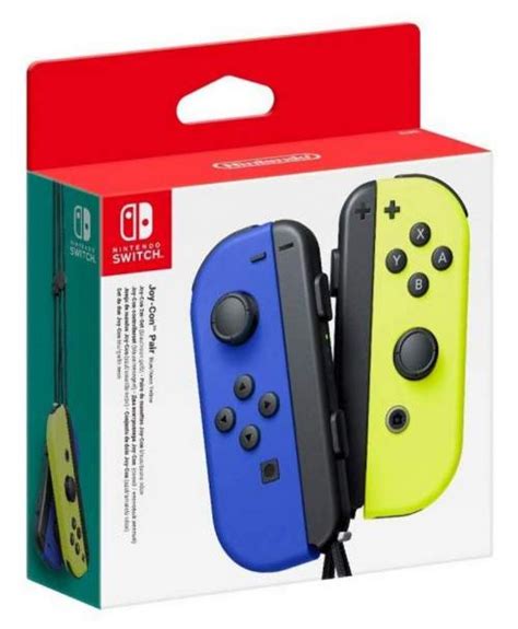 Nintendo Switch Joy-Con Controller Pair - Blue/Neon Yellow - Game On ...