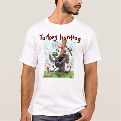 Turkey hunting funny Thanksgiving t-shirt | Zazzle