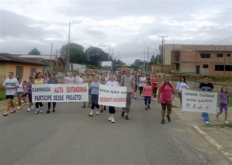 Projeto Agita Quitandinha Mobiliza A Cidade Click Riomafra