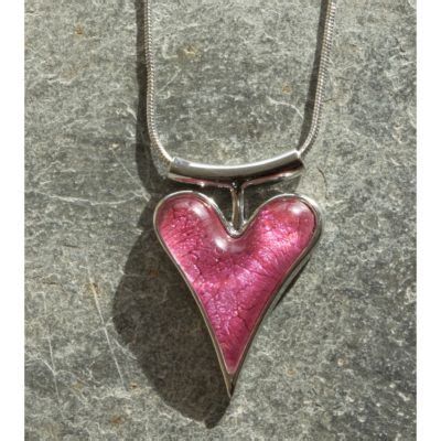 Teal Heart Necklace – Glitterarti