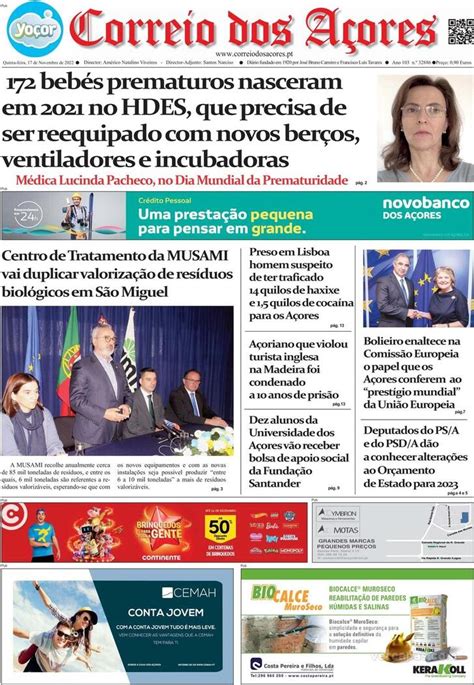 Capa Correio Dos A Ores De