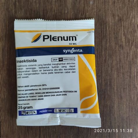 Insektisida Plenum Wg Isi Gram Dari Syngenta Lazada Indonesia