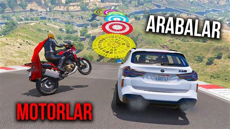 Model Arabalar Vs Model Motorlar Hedef Parkurunda Gta