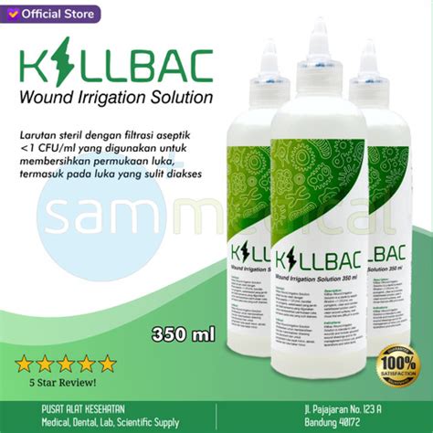 Jual Killbac Wound Irrigation Cairan Pembersih Luka Ml Kota