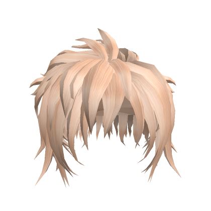 Messy Mullete Anime Hair Blonde S Code Price Rblxtrade