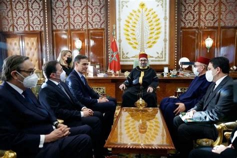 Maroc Espagne Le Roi Mohammed VI reçoit à Rabat le Chef du