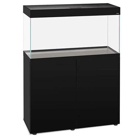 AQUAEL Opti Set 200 Noir Aquarium 101 Cm Et 200 L De Volume Avec Verre