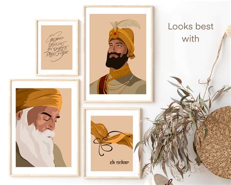 Sikh Art Sikh Wall Art Guru Gobind Singh Ji Punjabi Art Etsy