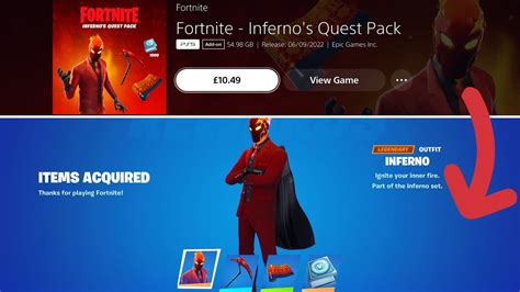 Buying The Infernos Quest Pack In Fortnite Youtube