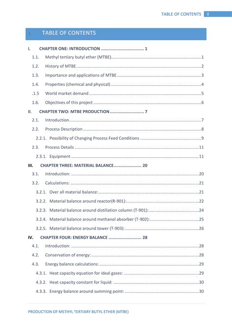 Production Of Methyl Tertiary Butyl Ether Mtbe Pdf