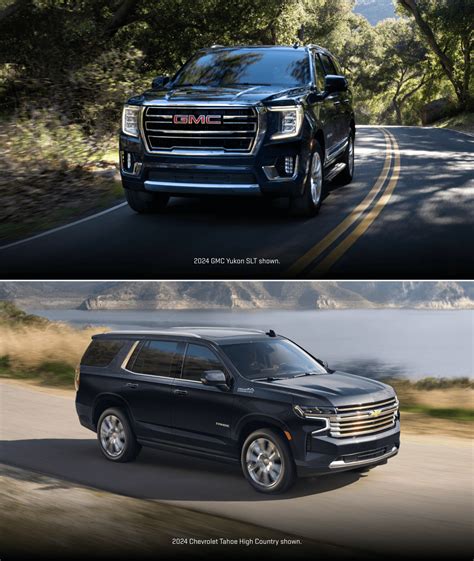 Compare 2024 Chevy Tahoe And Gmc Yukon Xena Ophelie