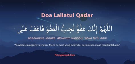 Doa Waktu Malam Lailatul Qadar Dakwah Islami