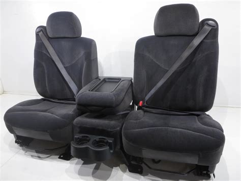 Replacement Gm Silverado Tahoe Suburban Oem Charcoal Cloth Front Seats