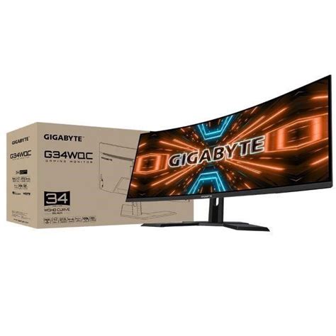 Gigabyte 技嘉 【南紡購物中心】 Aorus G34wqc 34型va曲面144hz1ms含喇叭hdr400