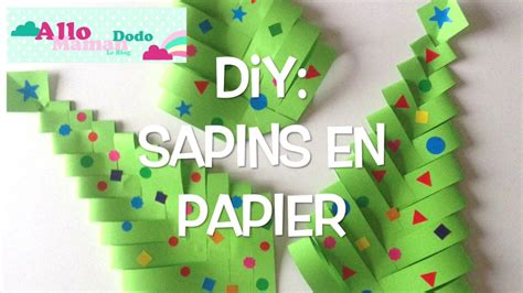 Diy Sapins De No L En Papier Bricolage Facile Pour No L Youtube