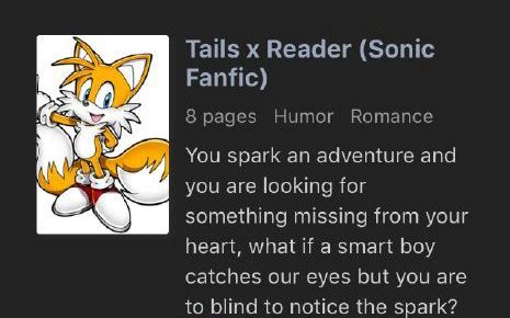 THANK YOU | Tails x Reader (Sonic Fanfic)