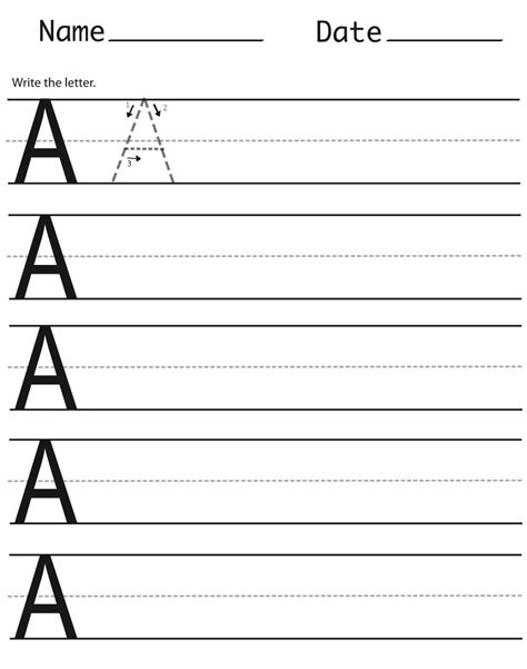 Capital Letter Worksheets Printable | Activity Shelter