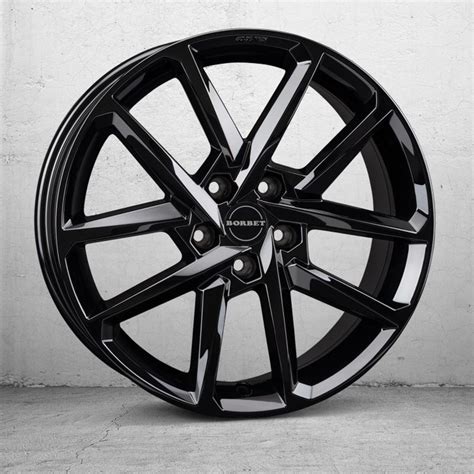 Borbet N Black Glossy Felge 7x17 Zoll 4x108 Lochkreis