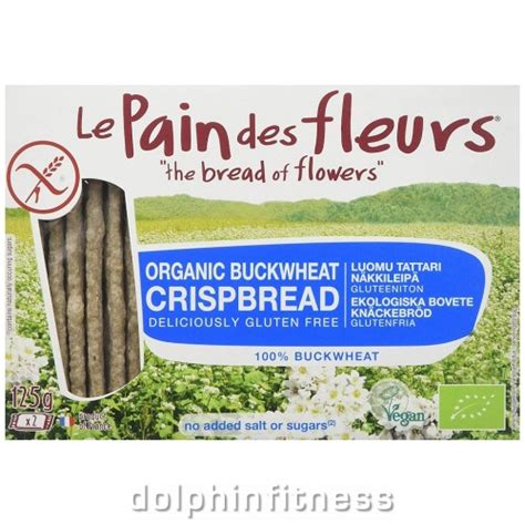 Le Pain Des Fleurs Organic Gluten Free Crispbread Buckwheat No Sugar