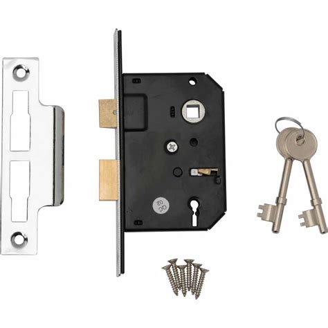 Wilko 3 Lever Mortice Sashlock 25 Inch Wilko