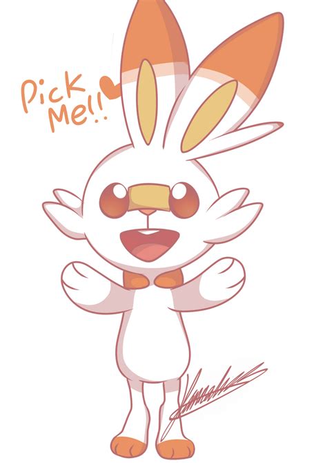 Scorbunny Cute Fan Art