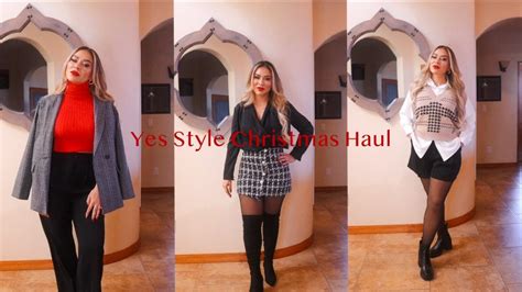 Yesstyle Christmas Lookbook And Try On Haul Youtube