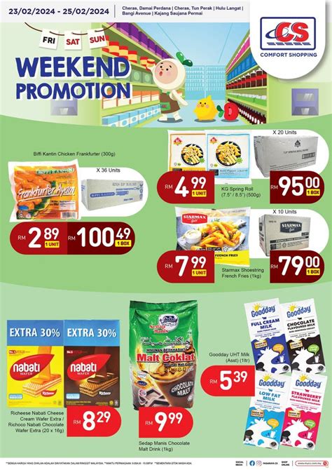 Pasaraya Cs Weekend Promotions On February